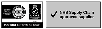 ISO9001 | NHS Supply Chain approved Supplier