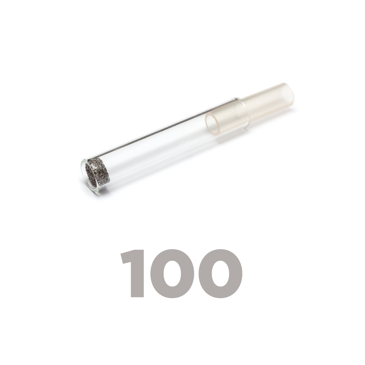 Bulk Pack of 100 Terpan SHORT Pipes, Gauzes, and Mouth Pieces