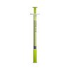 Unisharp 1ml 30G fixed needle syringe: lime green