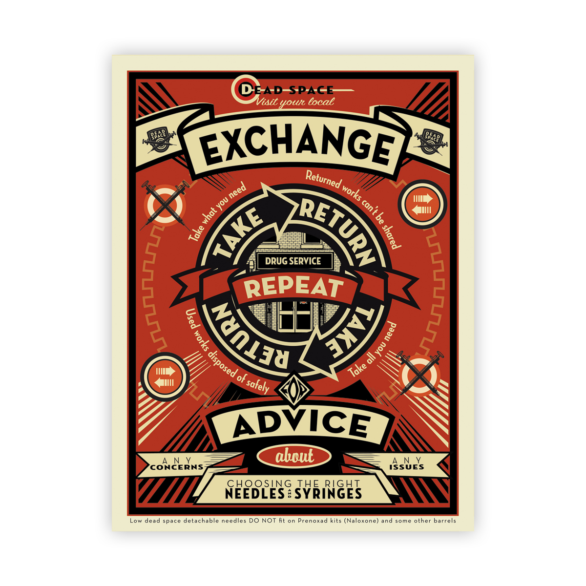 Exchange Advice 'Take, Return, Repeat' poster