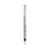 TDC 1ml luer slip syringe (white) 