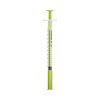Unisharp 1ml 30G fixed needle syringe: lime green