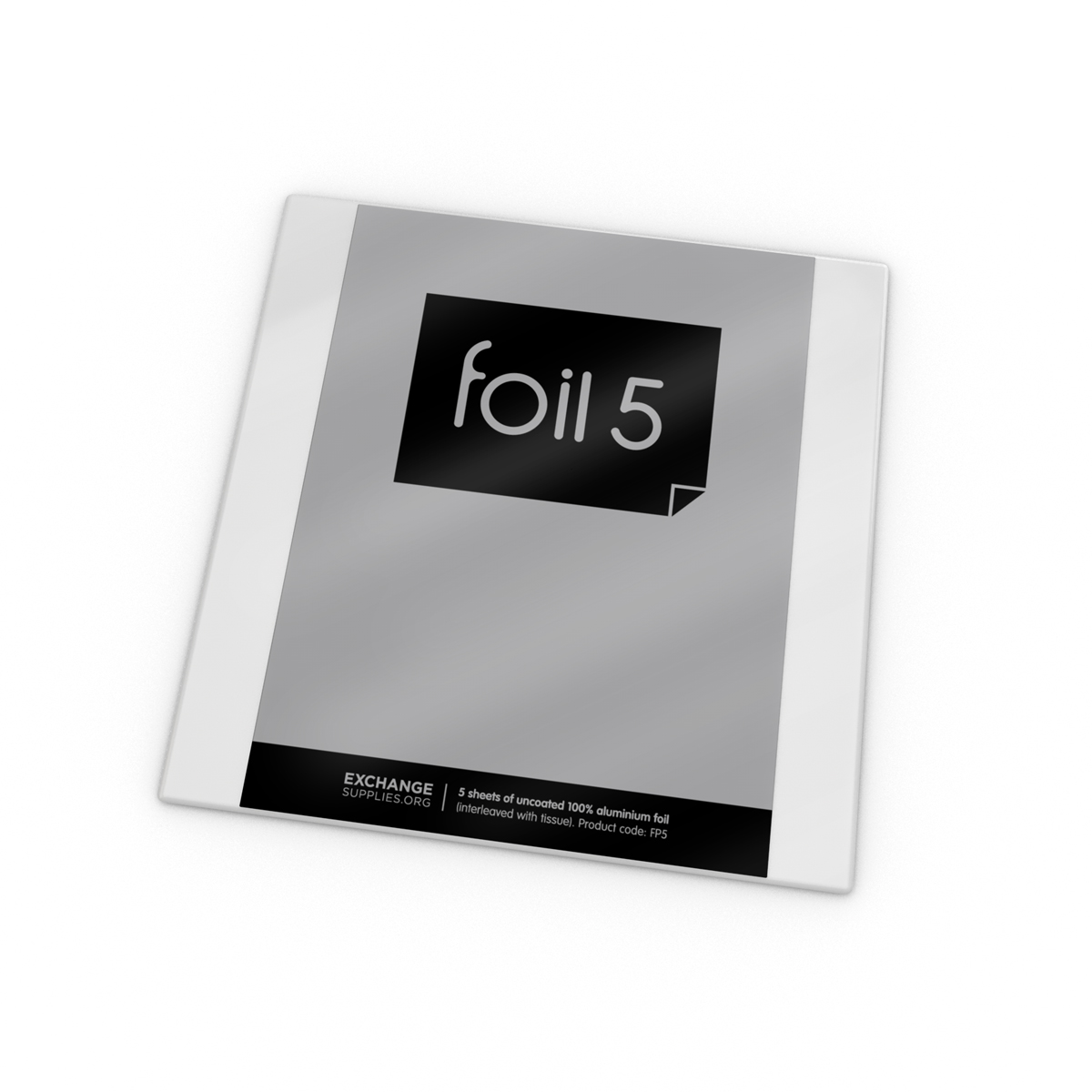 Foil: pack of 5 sheets