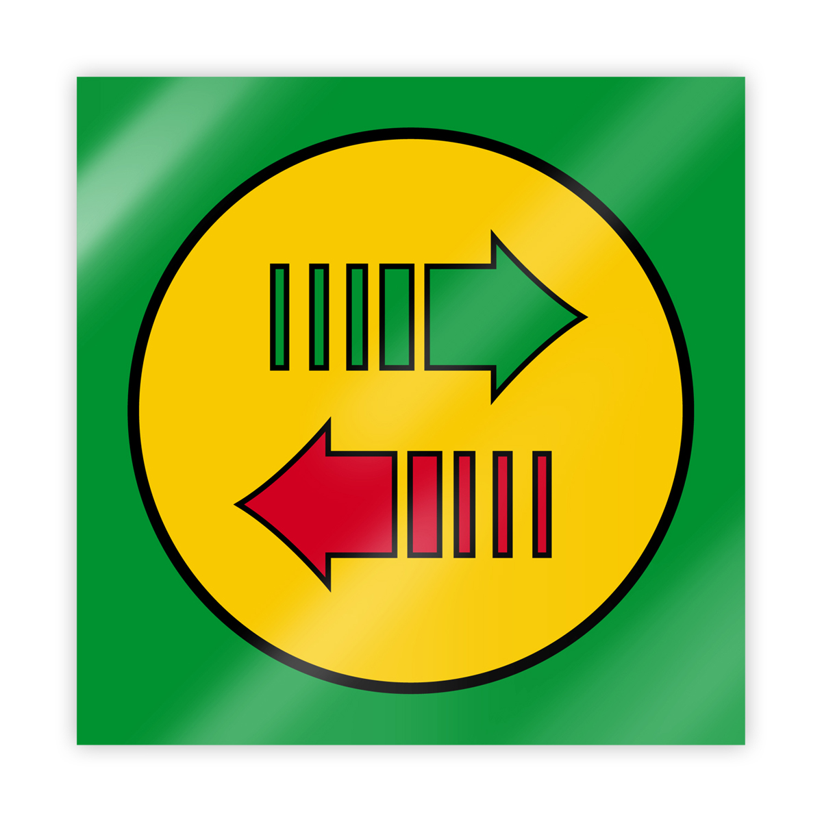 National needle exchange symbol: window sticker