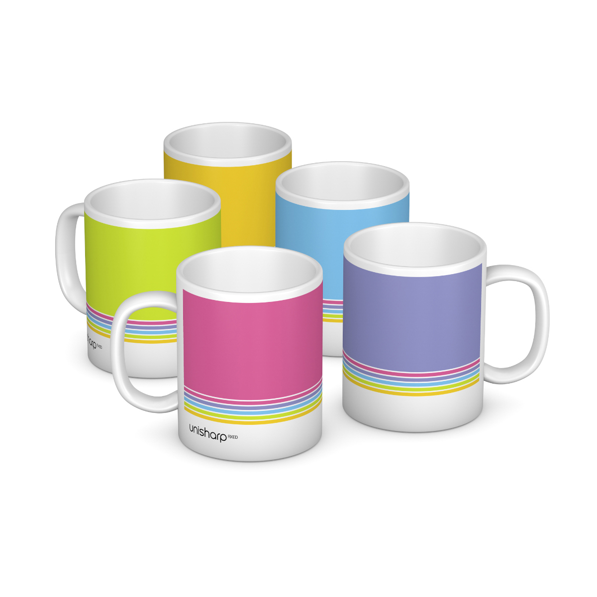 Mugs - in Unisharp fixed colours